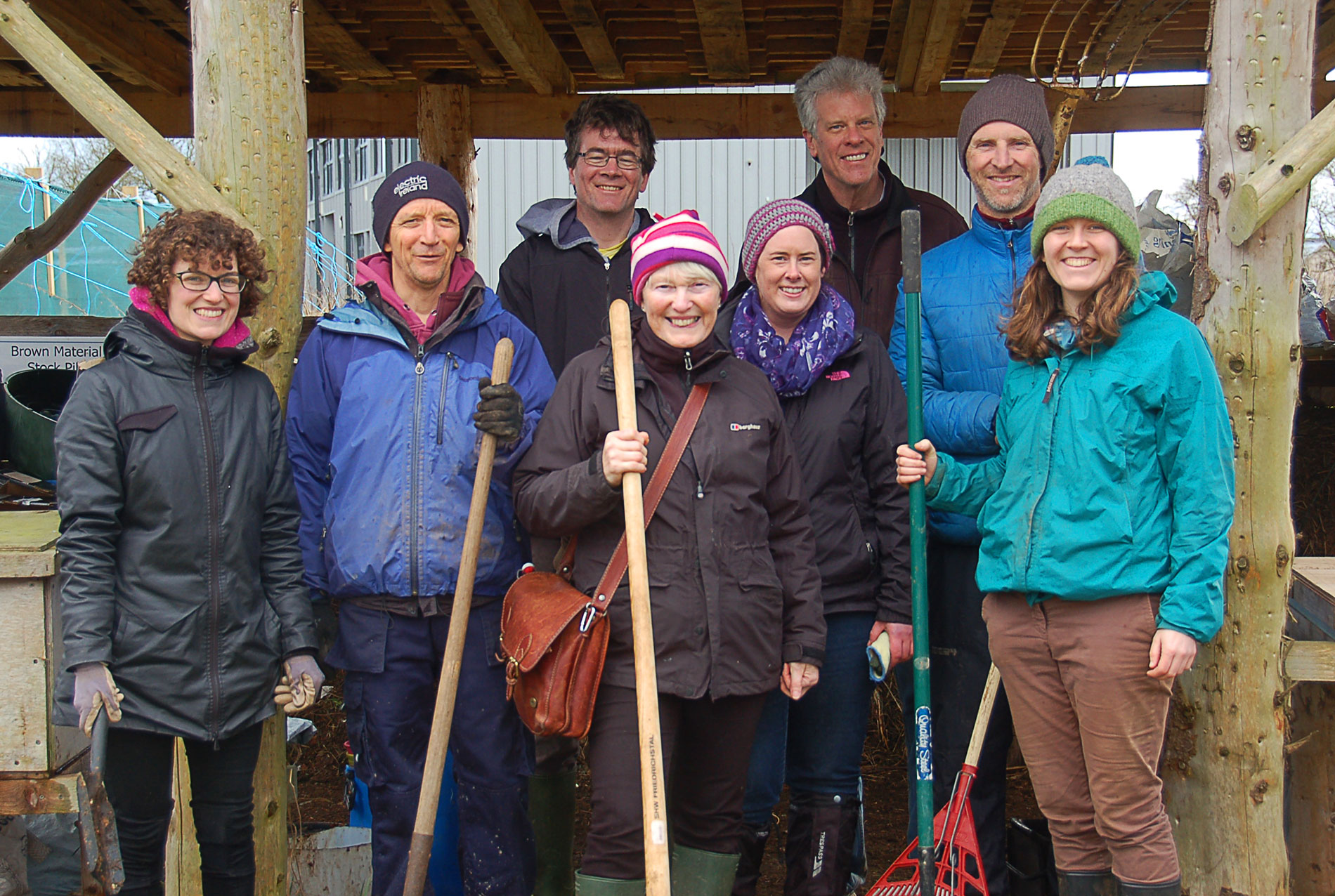 Picture of the staff working at Stop Food Waste