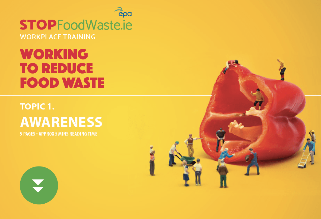 Working to reduce food waste: Awareness