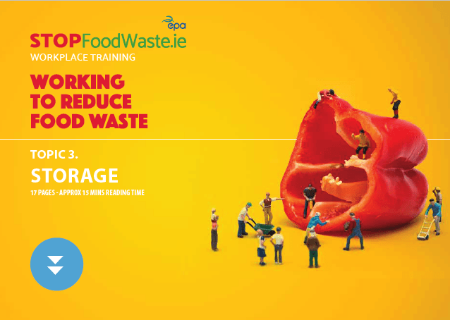 Working to reduce food waste: Storage